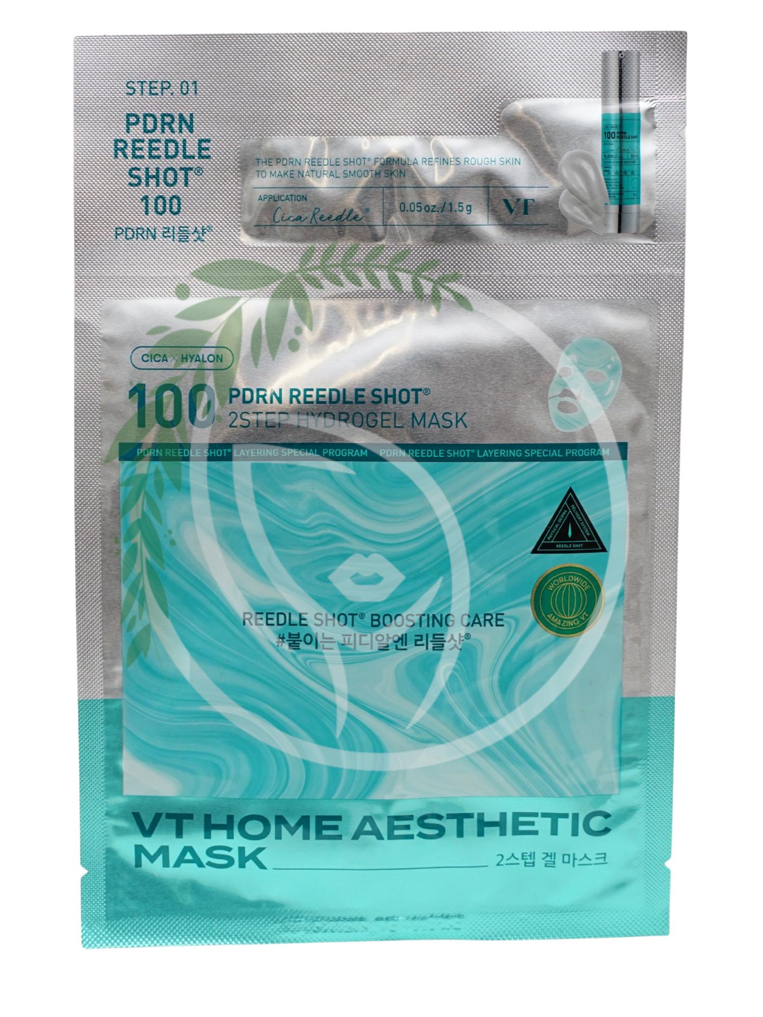 Двухступенчатая гидрогелевая маска VT Cosmetics PDRN Reedle Shot 100 2Step Hydrogel Mask 1 шт
