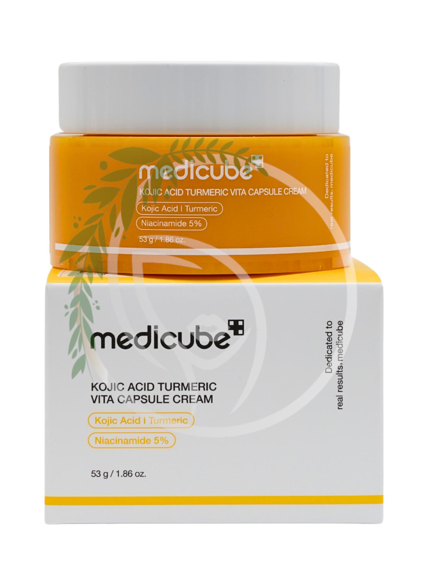 Капсульный крем с койевой кислотой и витамином С Medicube Kojic Acid Turmeric Vita Capsule Cream 53g