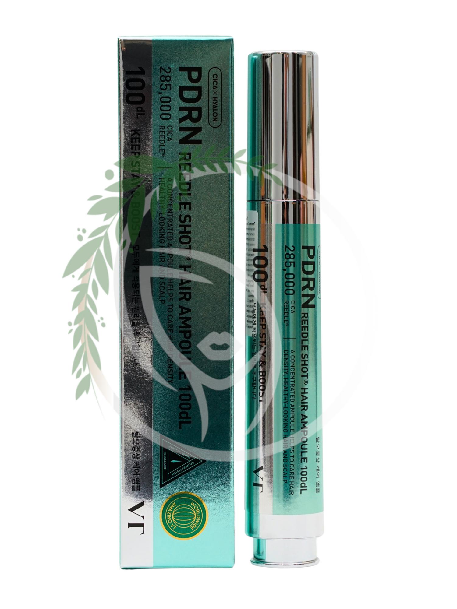 Сыворотка против выпадения волос с ПДРН VT Cosmetics PDRN Reedle Shot Hair Ampoule 100dL 15ml