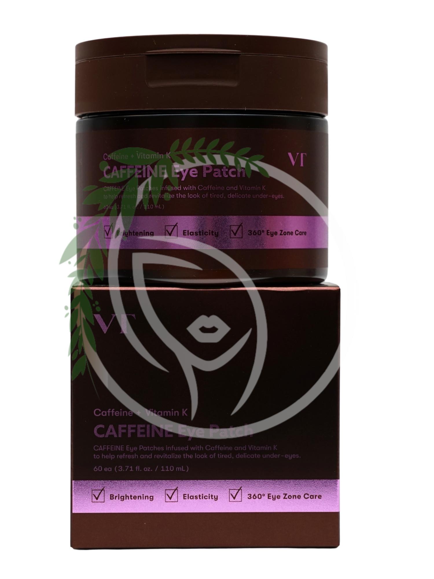 Тканевые патчи для век с кофеином и пептидами VT Cosmetics Caffeine Eye Patch 60шт
