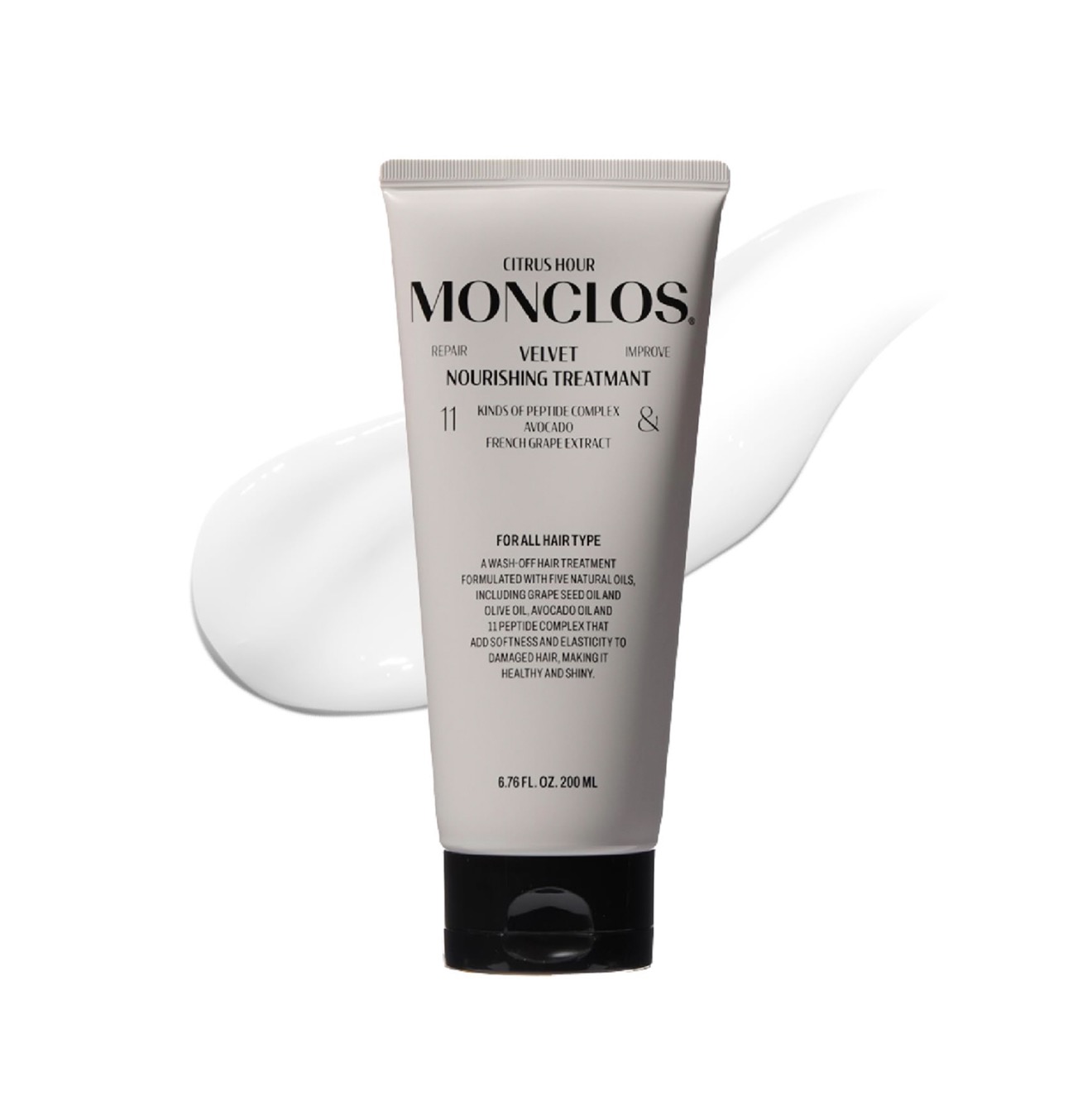 Питательная маска для волос Monclos Velvet Nourishing Treatment 200ml