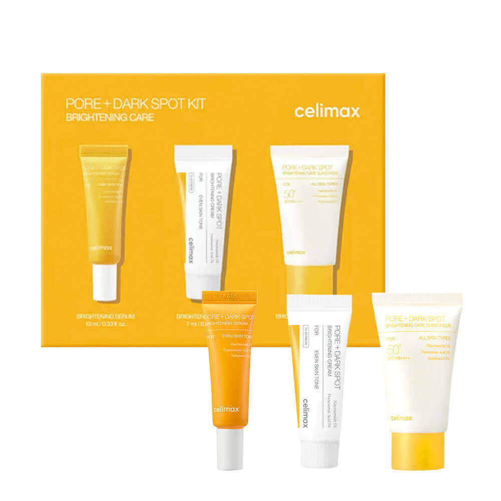 Набор миниатюр для выравнивания тона кожи Celimax Pore+Dark Spot Brightening Kit