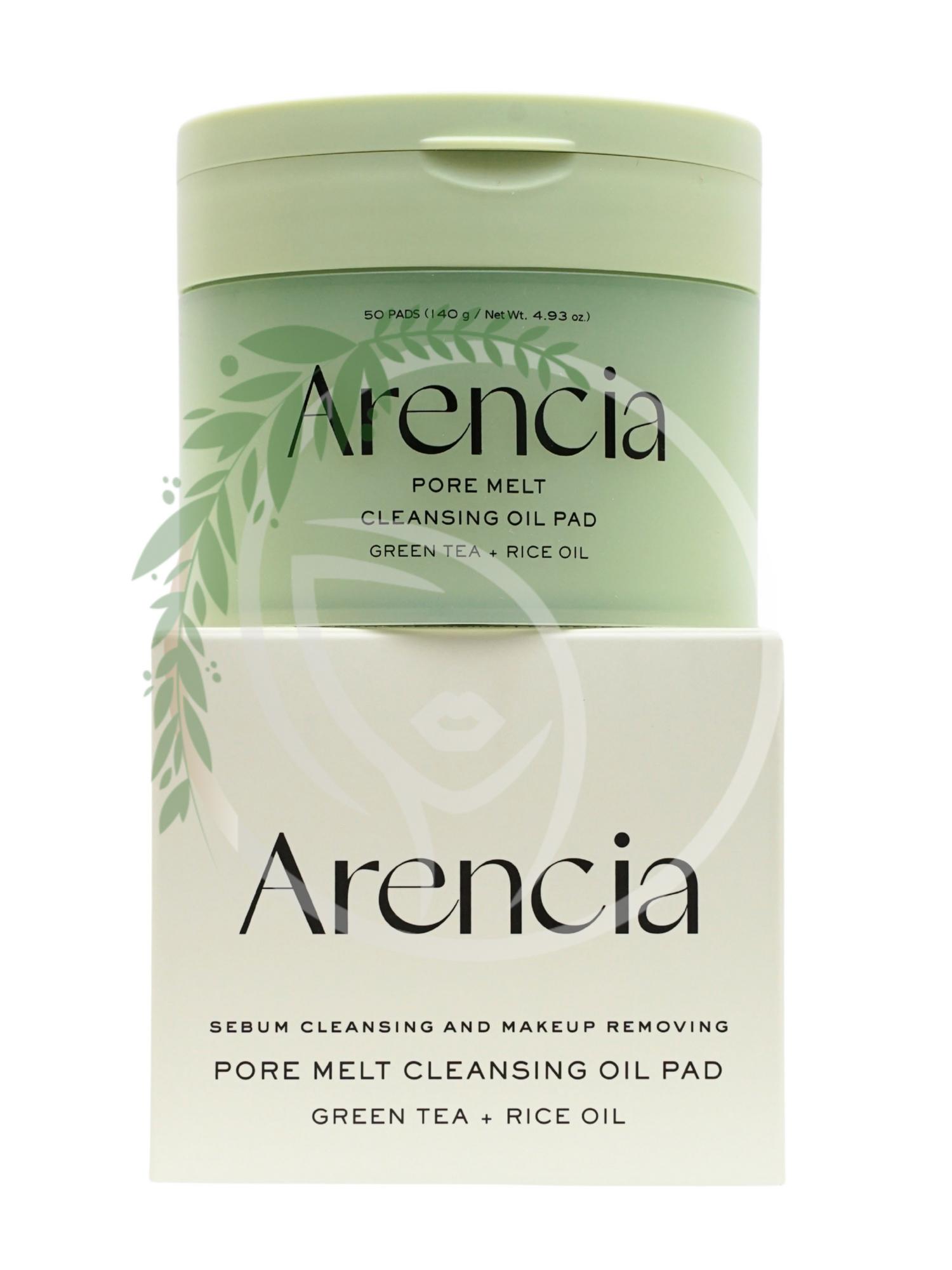 Очищающие салфетки для снятия макияжа  Arencia Pore Melt Cleansing Oil Pad 50шт