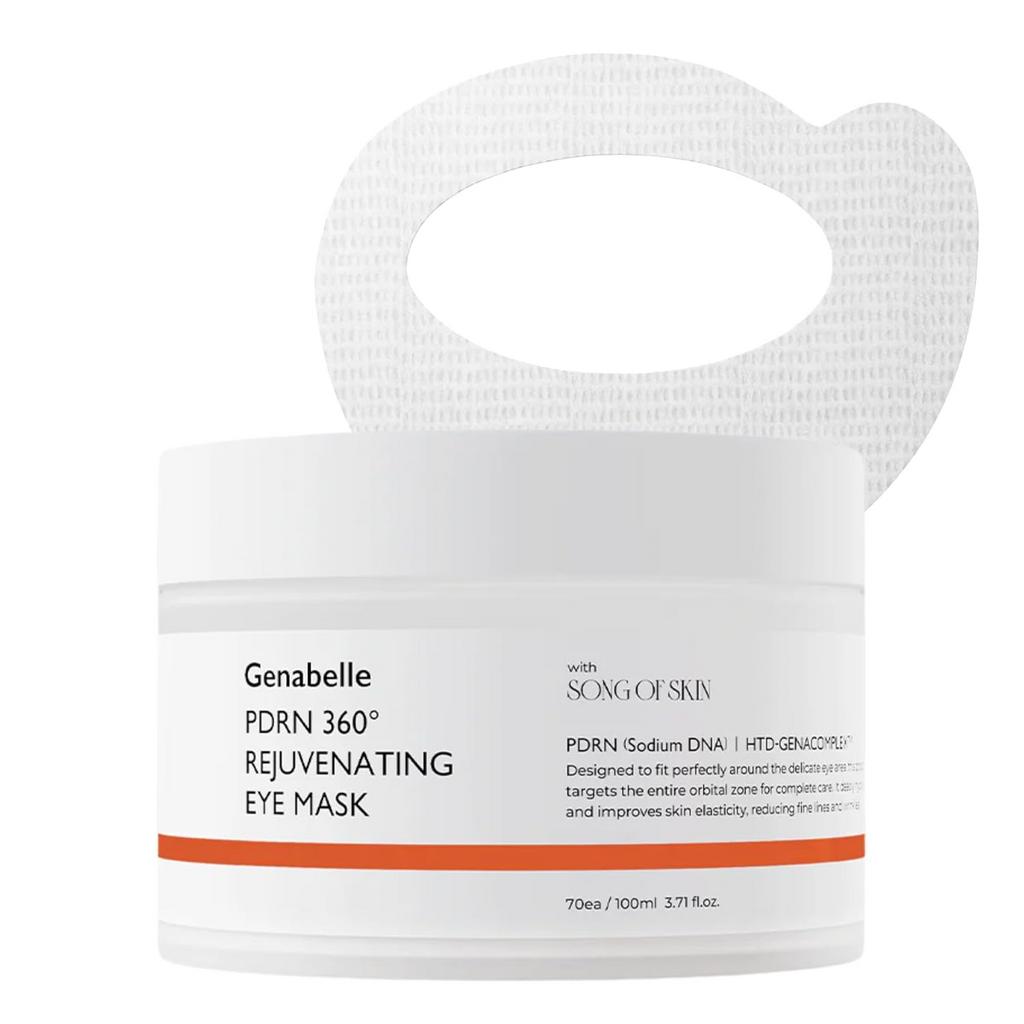 Восстанавливающая маска для кожи вокруг глаз с ПДРН Genabelle PDRN 360 Rejuvenating Eye Mask 70шт