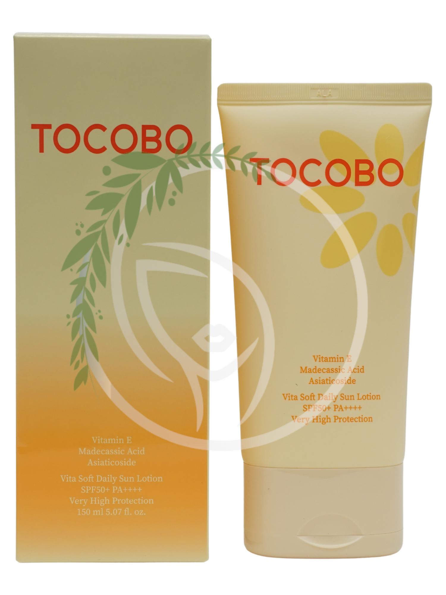 Солнцезащитный лосьон для лица и тела Tocobo Vita Soft Daily Sun Lotion SPF50+ PA++++ 150ml