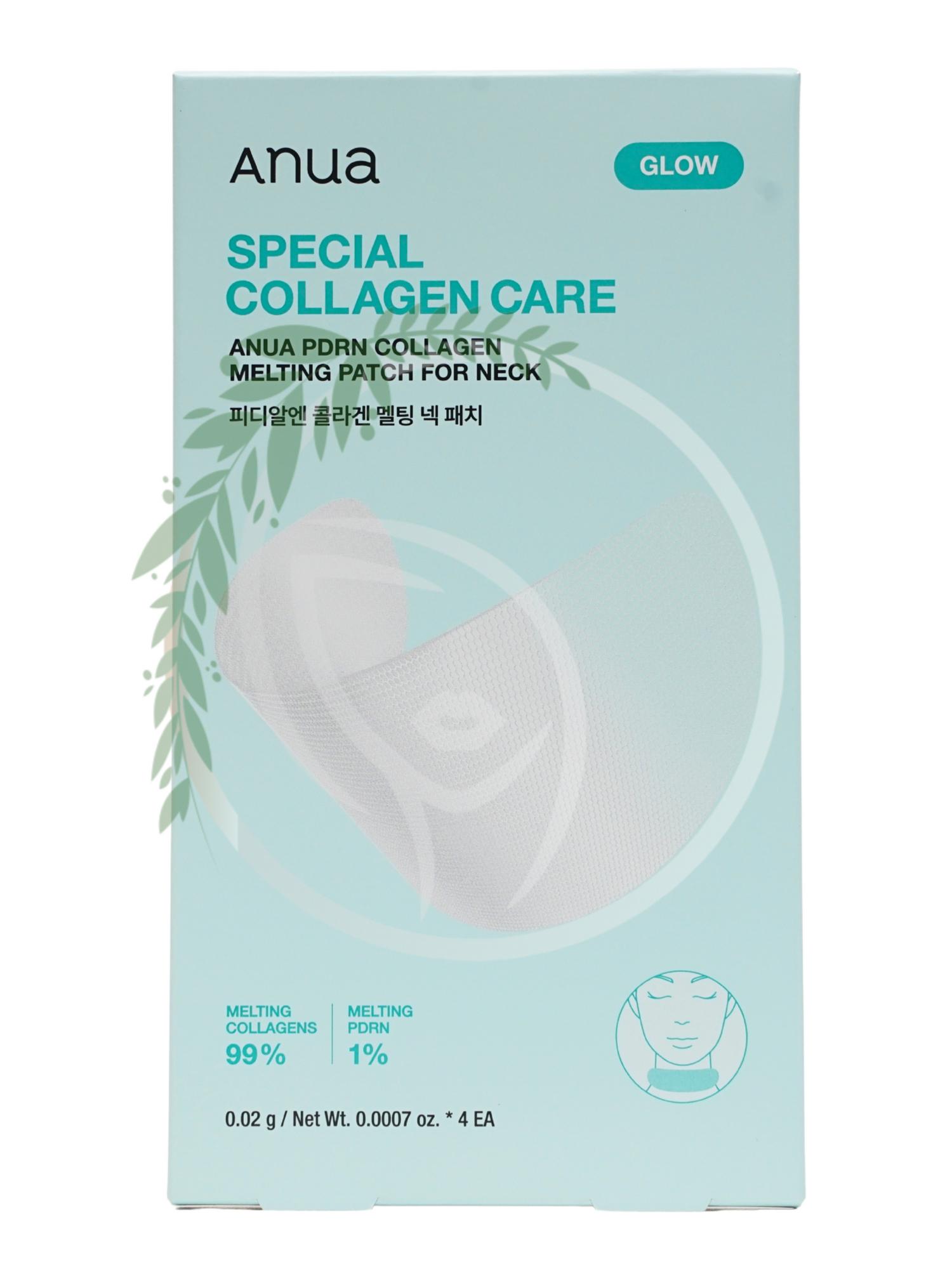 Патчи для шеи Anua PDRN Collagen Melting Patch For Neck 4шт