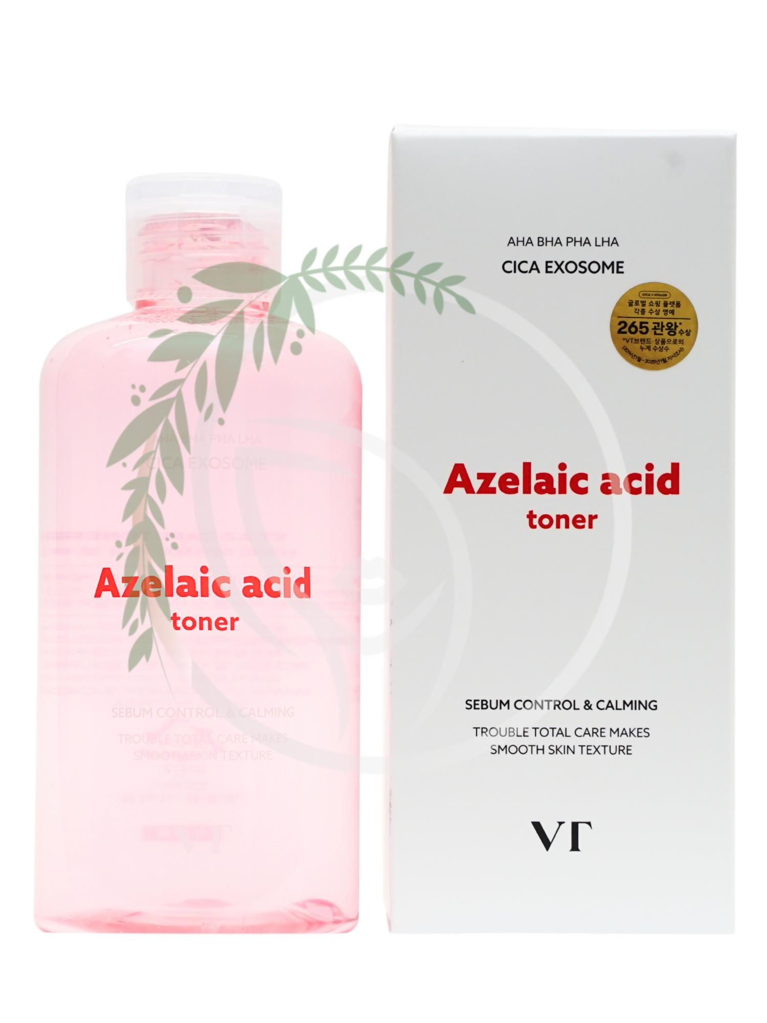 Кислотный тонер VT Cosmetics Azelaic Acid Toner 250ml