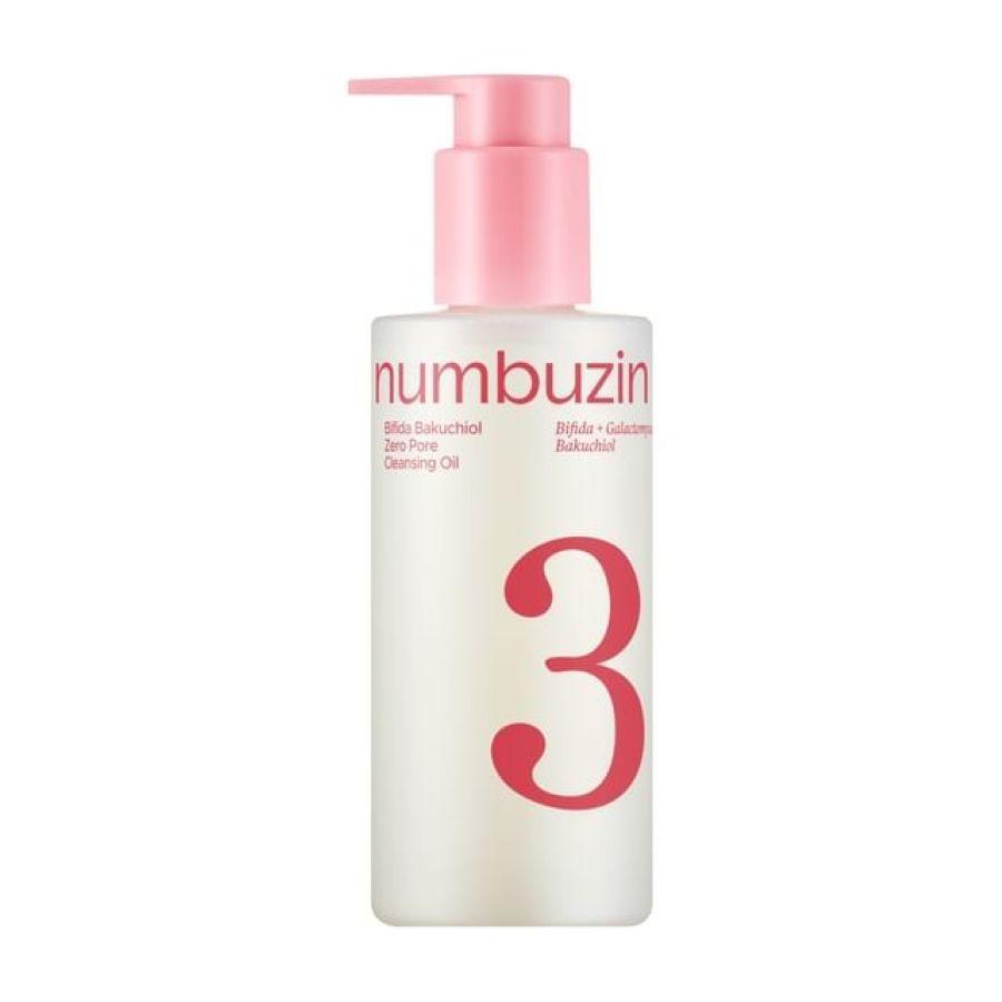 Гидрофильное масло Numbuzin No.3 Bifida Bakuchiol Zero Pore Cleansing Oil 200ml