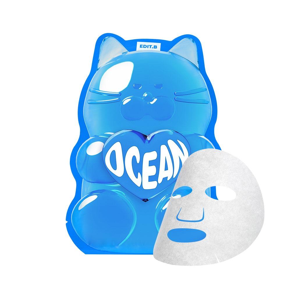Увлажняющая тканевая маска EDIT.B WATERFULL GUMMY MASK OCEAN 25 ml
