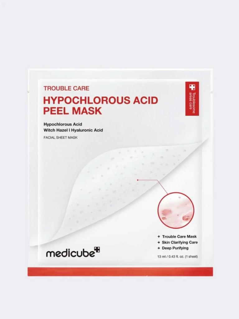 Пилинг- маска для проблемной кожи Medicube Hypochlorous Acid Peel Mask 1шт