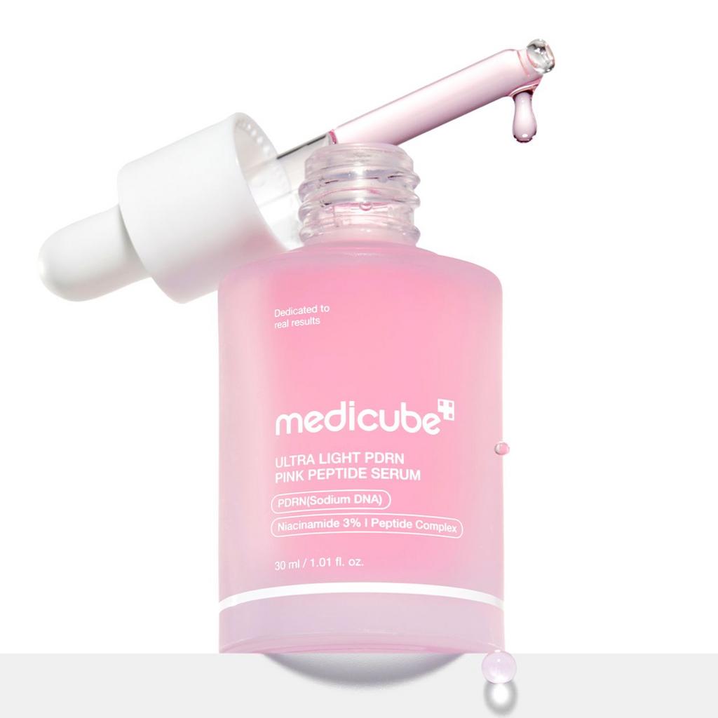 Легкая пептидная сыворотка с ПДРН Medicube Ultra Light PDRN Pink Peptide Serum 30ml