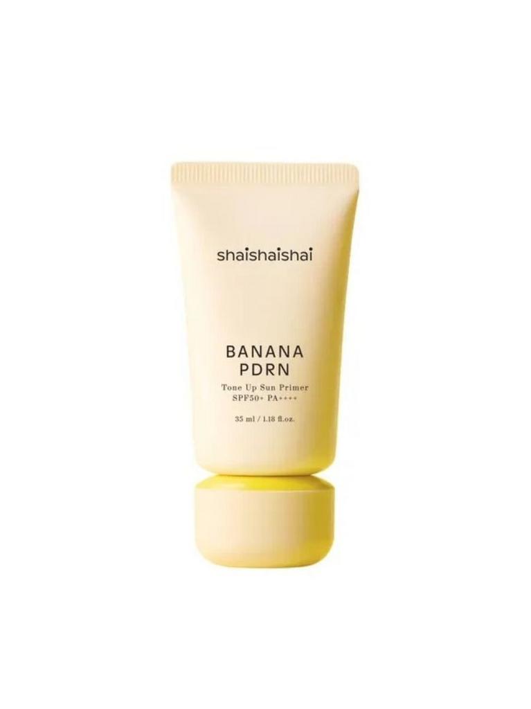 Солнцезащитный праймер SHAISHAISHAI BANANA PDRN Tone Up Sun Primer SPF50+ PA++++ 35 ml