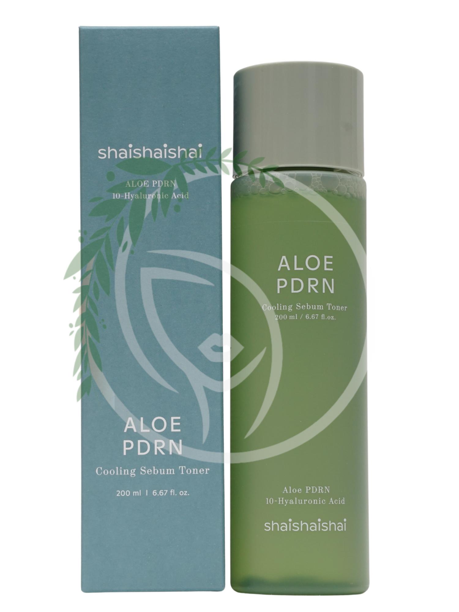 Увлажняющий тонер с ПДРН SHAISHAISHAI Aloe PDRN Cooling Sebum Toner 200 ml
