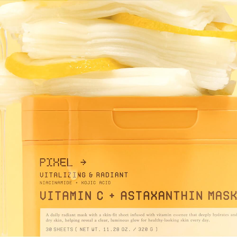 Набор осветляющих масок с астаксантином VT Cosmetics Vitamin C Astaxanthin Mask 30шт