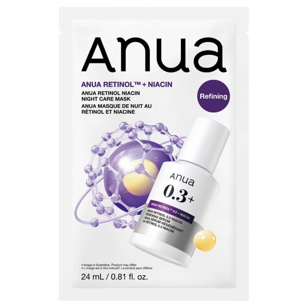 Тканевая маска с ретинолом Anua Retinol Niacin Night Care Mask 1шт