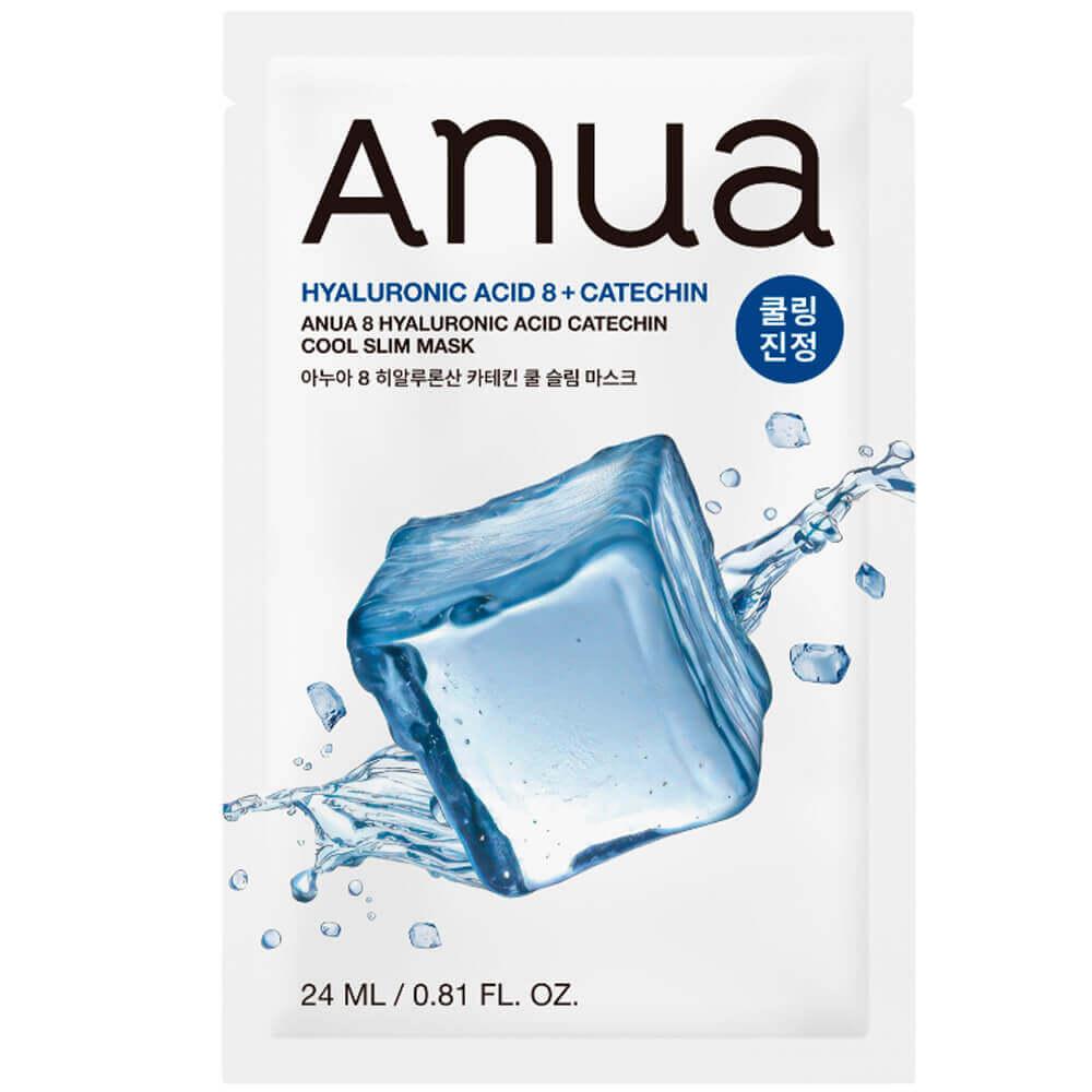 Охлаждающая тканевая маска Anua 8 Hyaluronic Acid Catechin Cool Slim Mask 1шт
