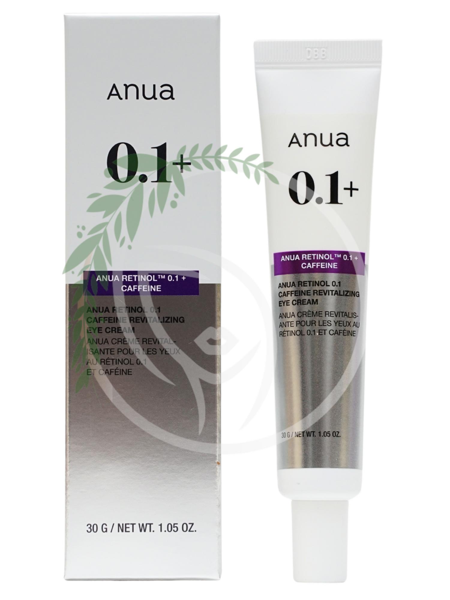 Восстанавливающий крем для век Anua Retinol 0.1 Caffeine Revitalizing Eye Cream 30g