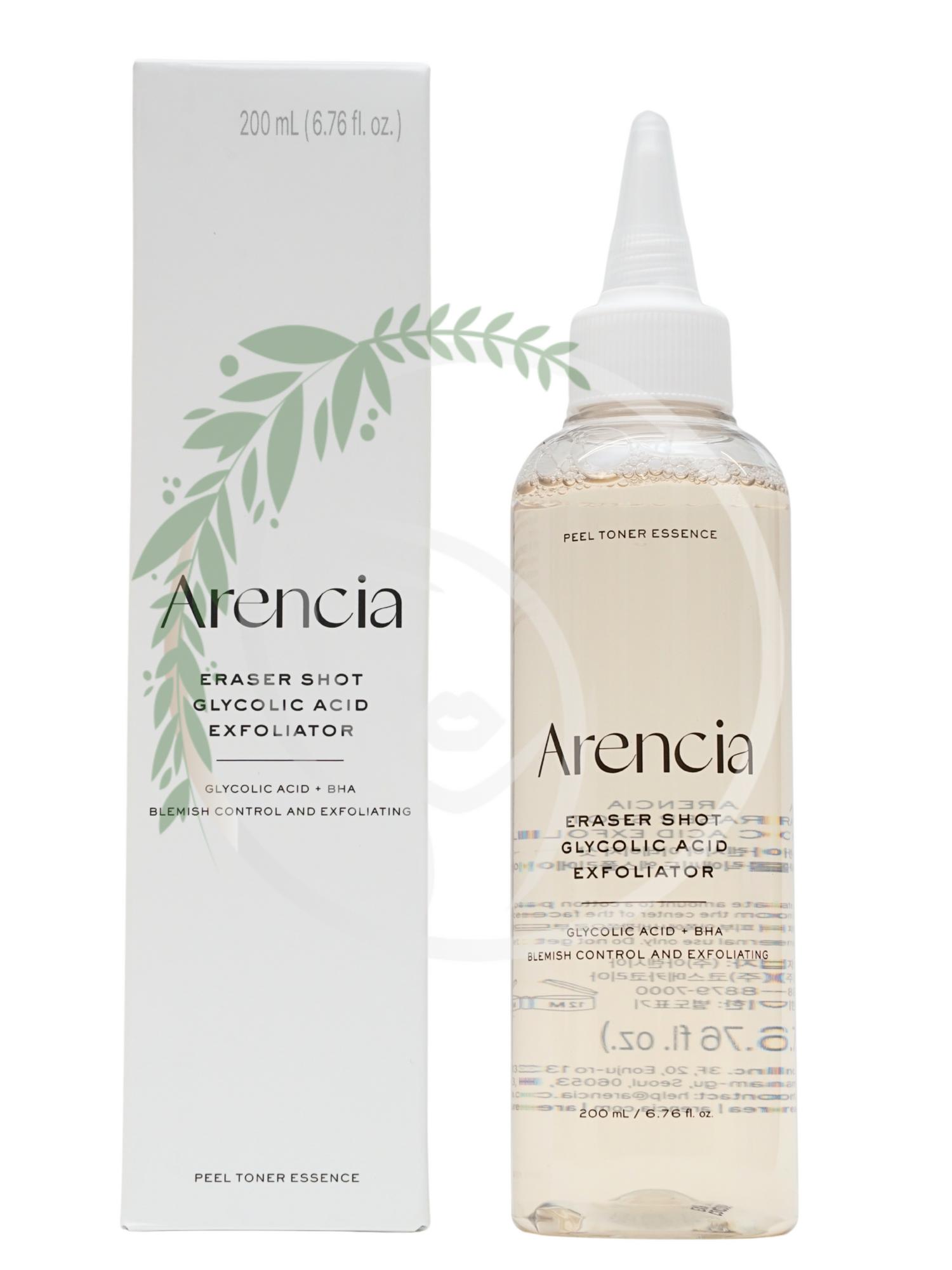 Кислотный тонер Arencia Eraser Shot Glycolic Acid Exfoliator 200 ml