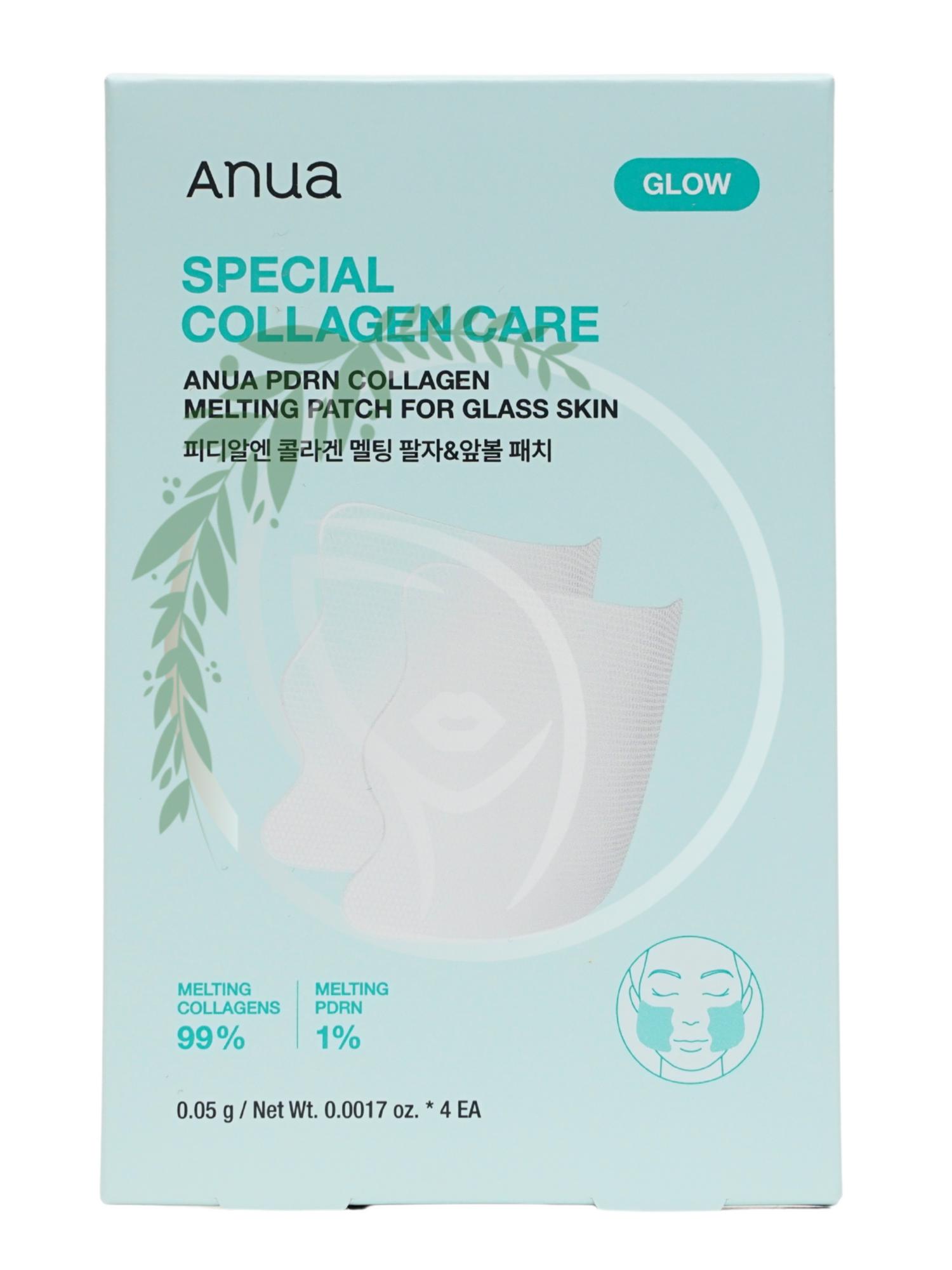 Патчи с PDRN и коллагеном Anua PDRN Collagen Melting Patch For Glass Skin 4шт