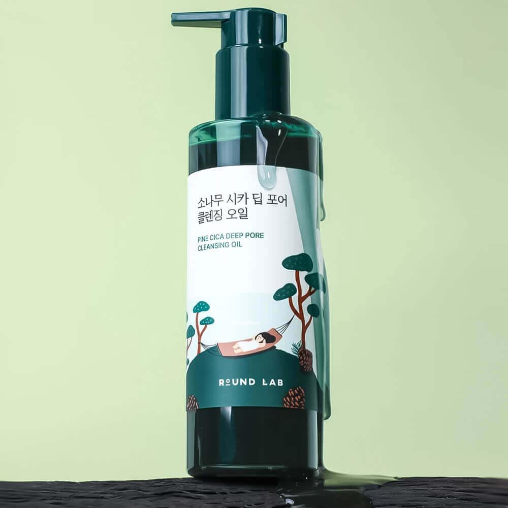 Гидрофильное масло с экстрактом сосны Round Lab Pine Cica Deep Pore Cleansing Oil 200 ml