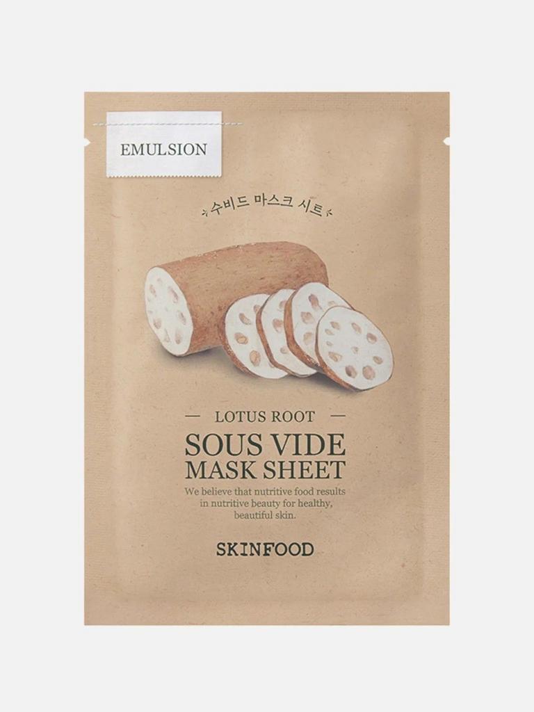 Тканевая маска Skinfood Sous Vide Mask Sheet Lotus Root 1 шт