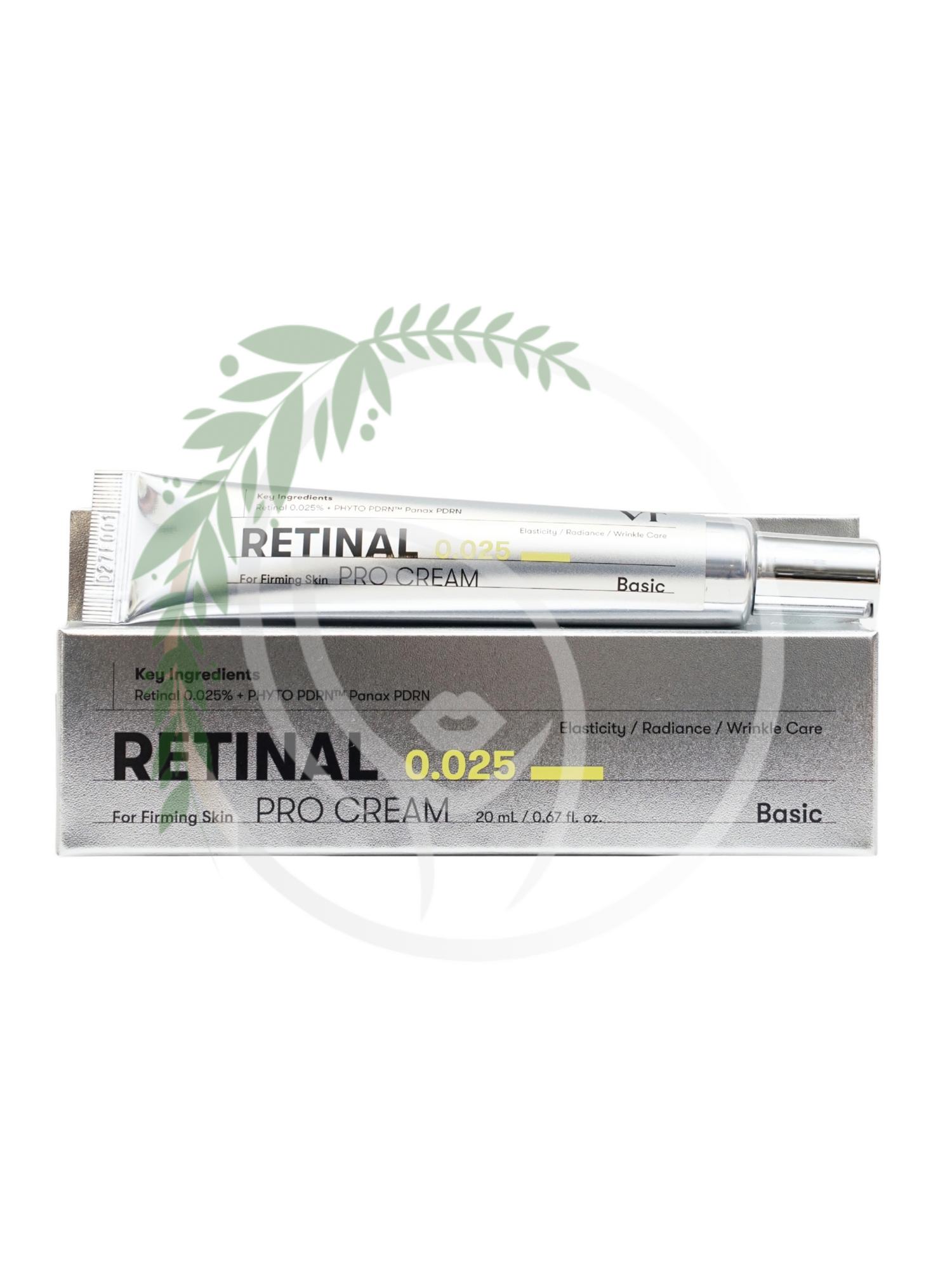 Деликатный крем с ретиналем и ПДРН VT Cosmetics Retinal Pro Cream 0.025 20ml