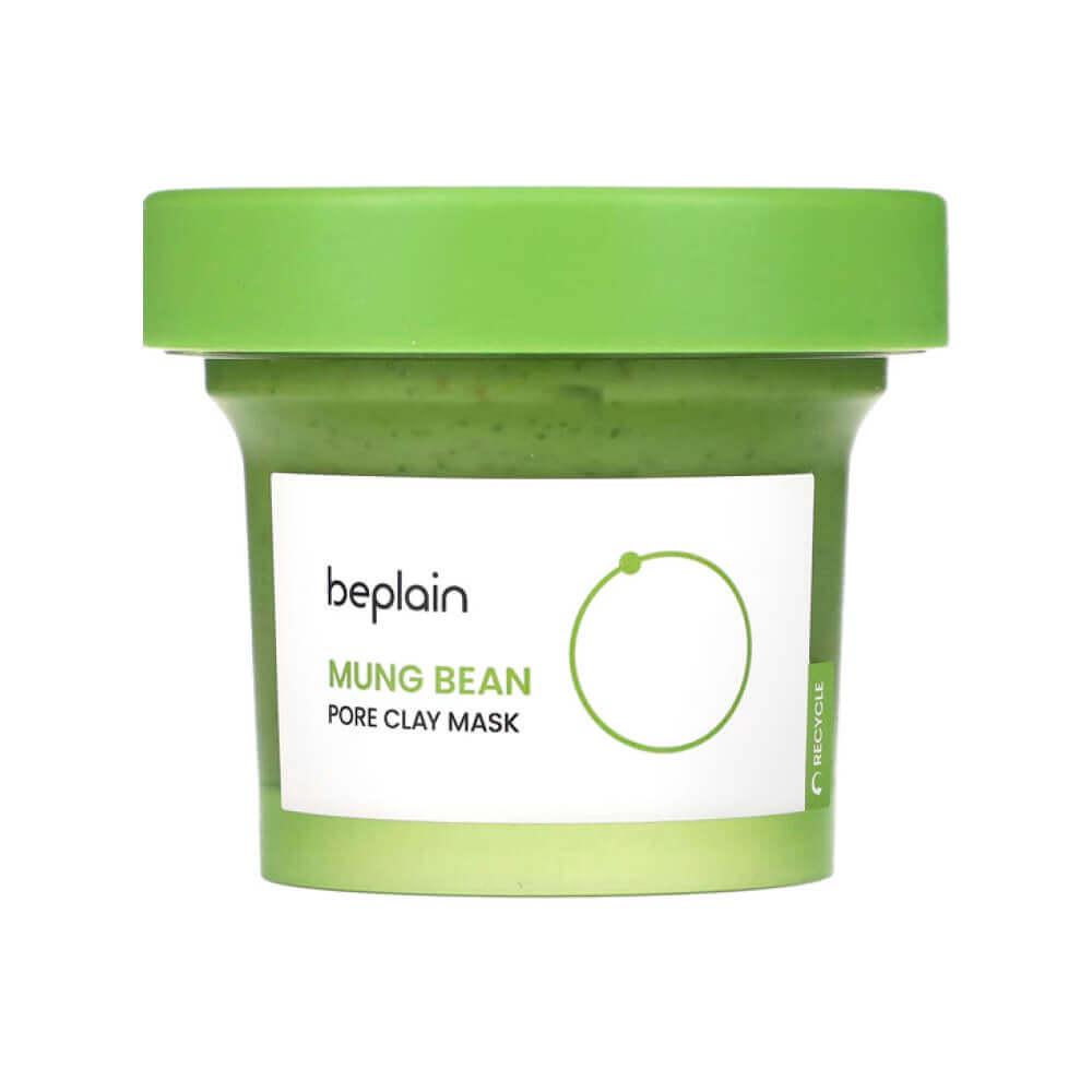 Глиняная маска для сужения пор Beplain Mung Bean Pore Clay Mask 120ml