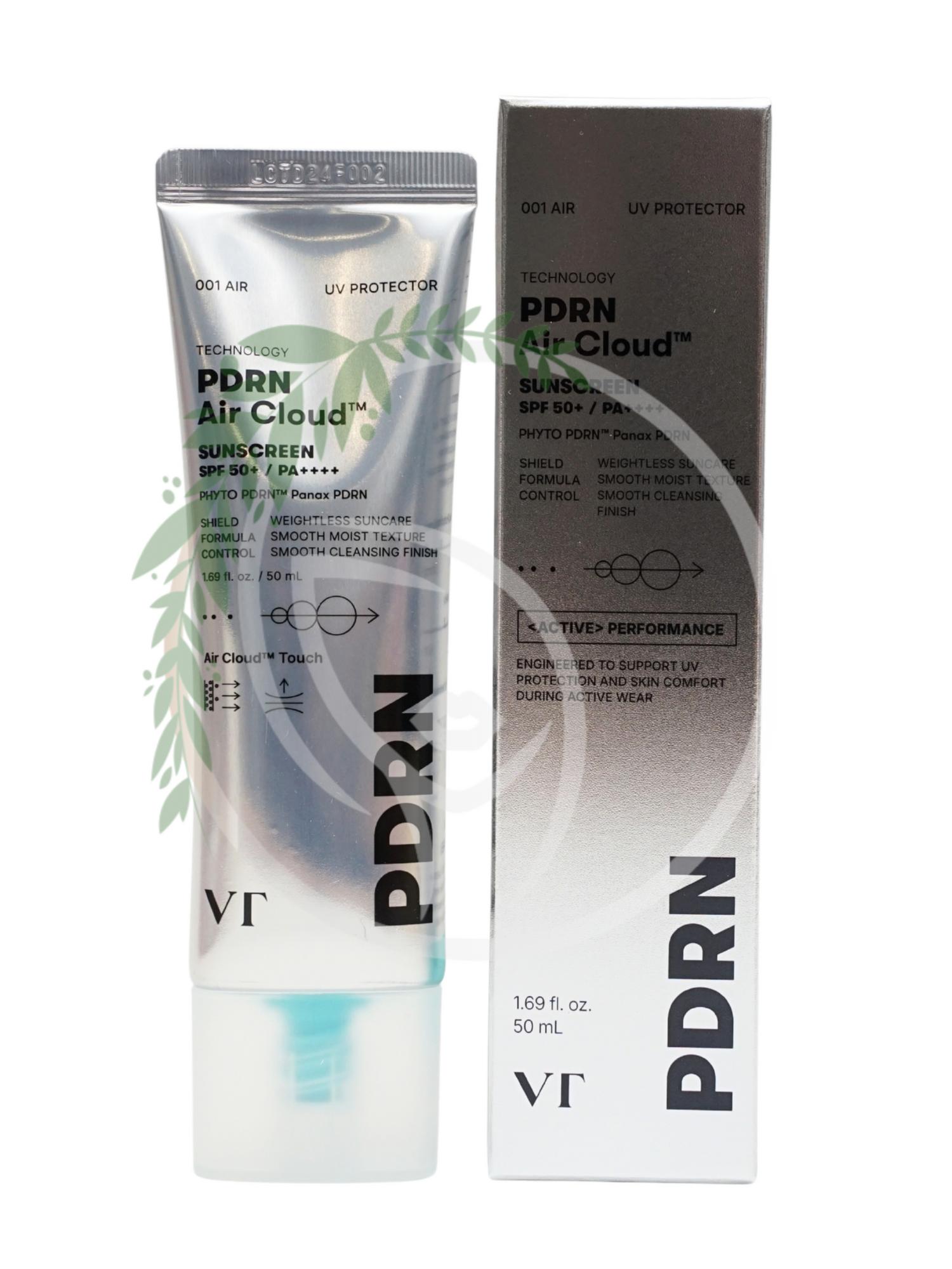 Солнцезащитный крем VT Cosmetics PDRN Air Cloud Sunscreen SPF50+ PA++++ 50ml