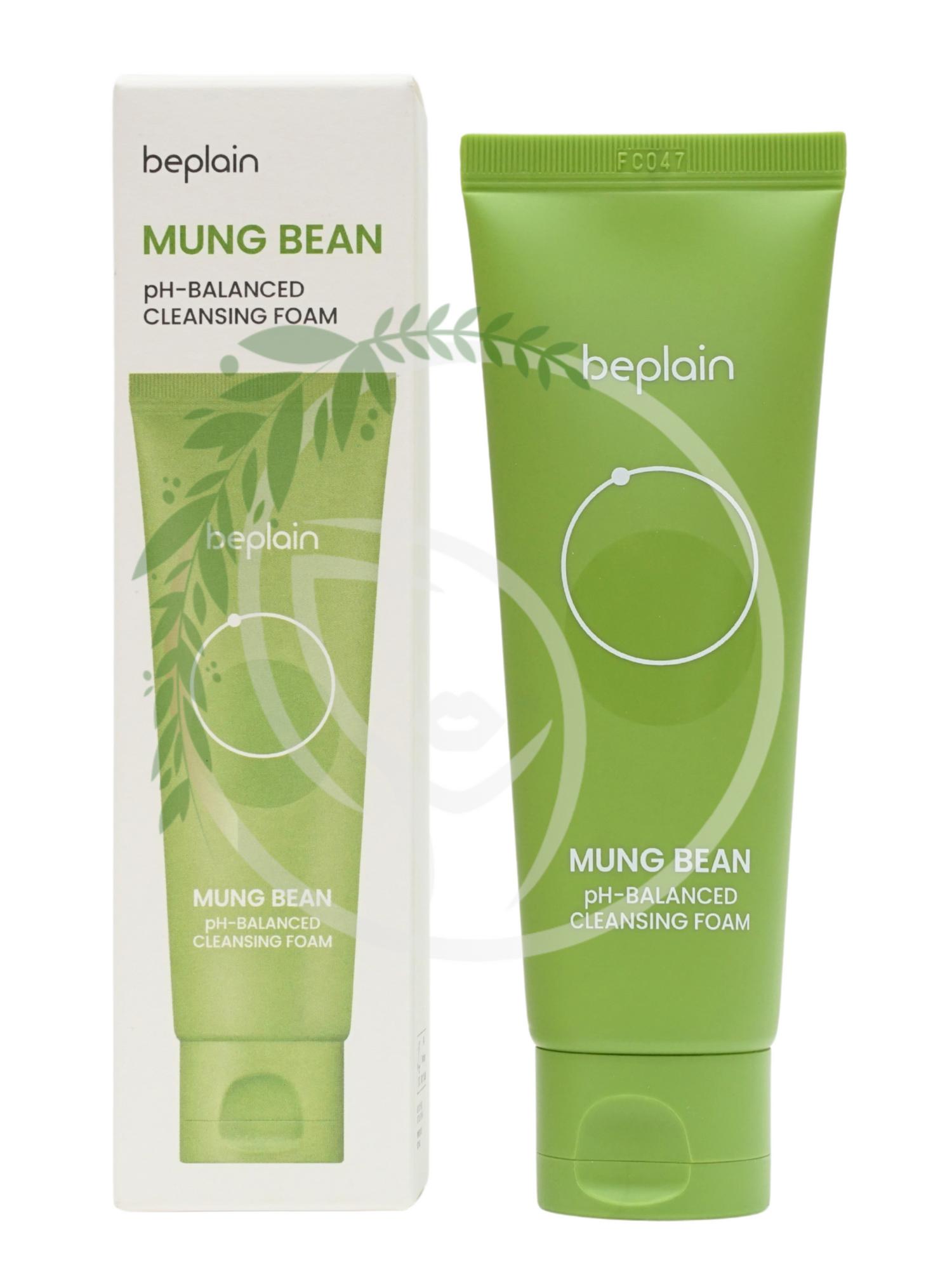 Пенка для глубокого очищения Beplain Mung Bean pH-Balanced Cleansing Foam 80ml