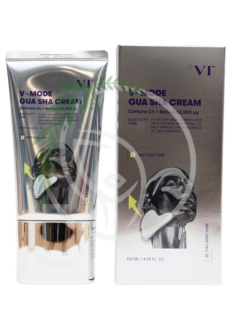 Массажный крем для овала лица с ретиналем и кофеином VT Cosmetics V-Mode Gua Sha Cream 120ml