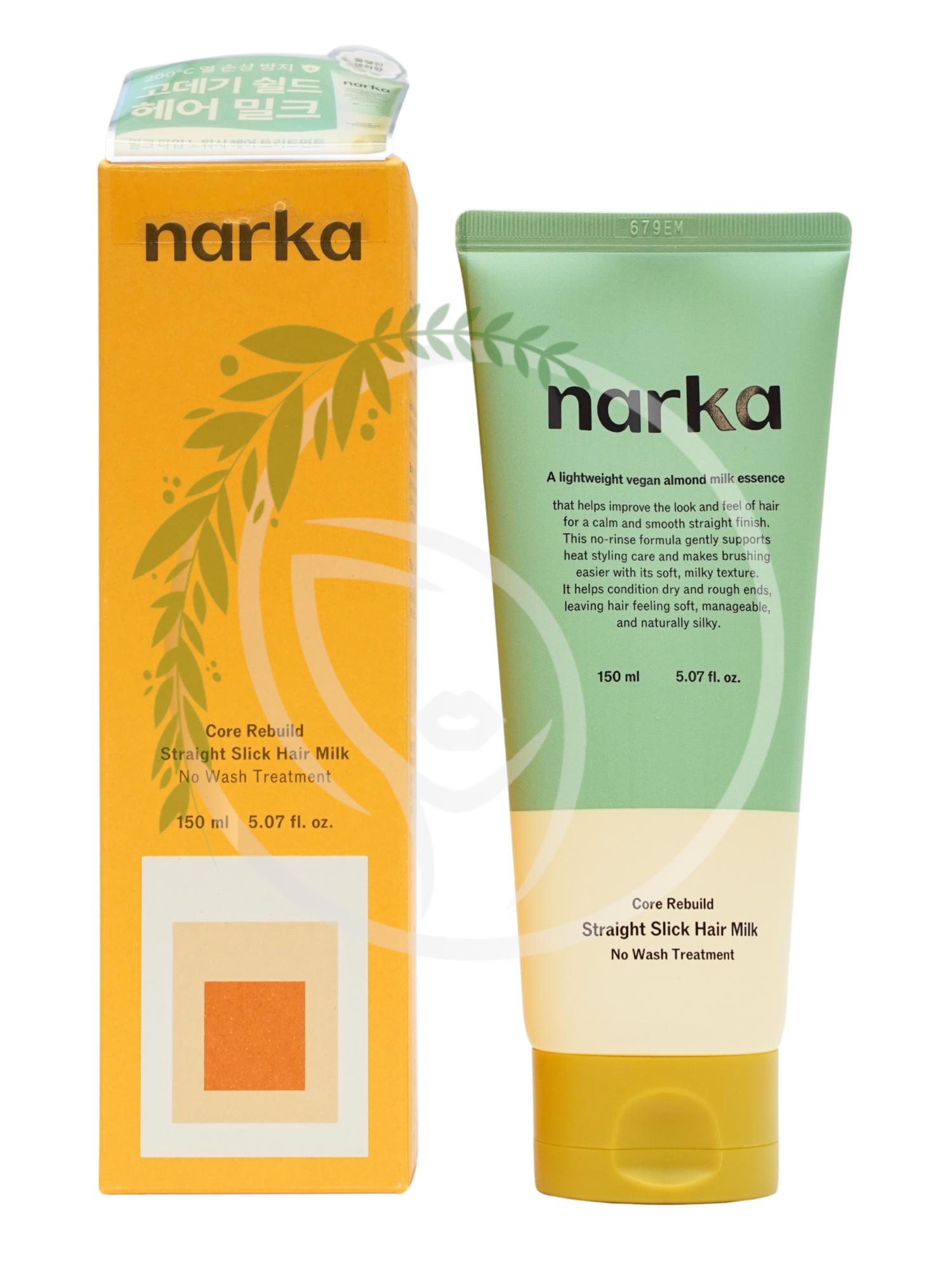 Молочко для непослушных волос narka Core Rebuild Straight Slick Hair Milk 150ml