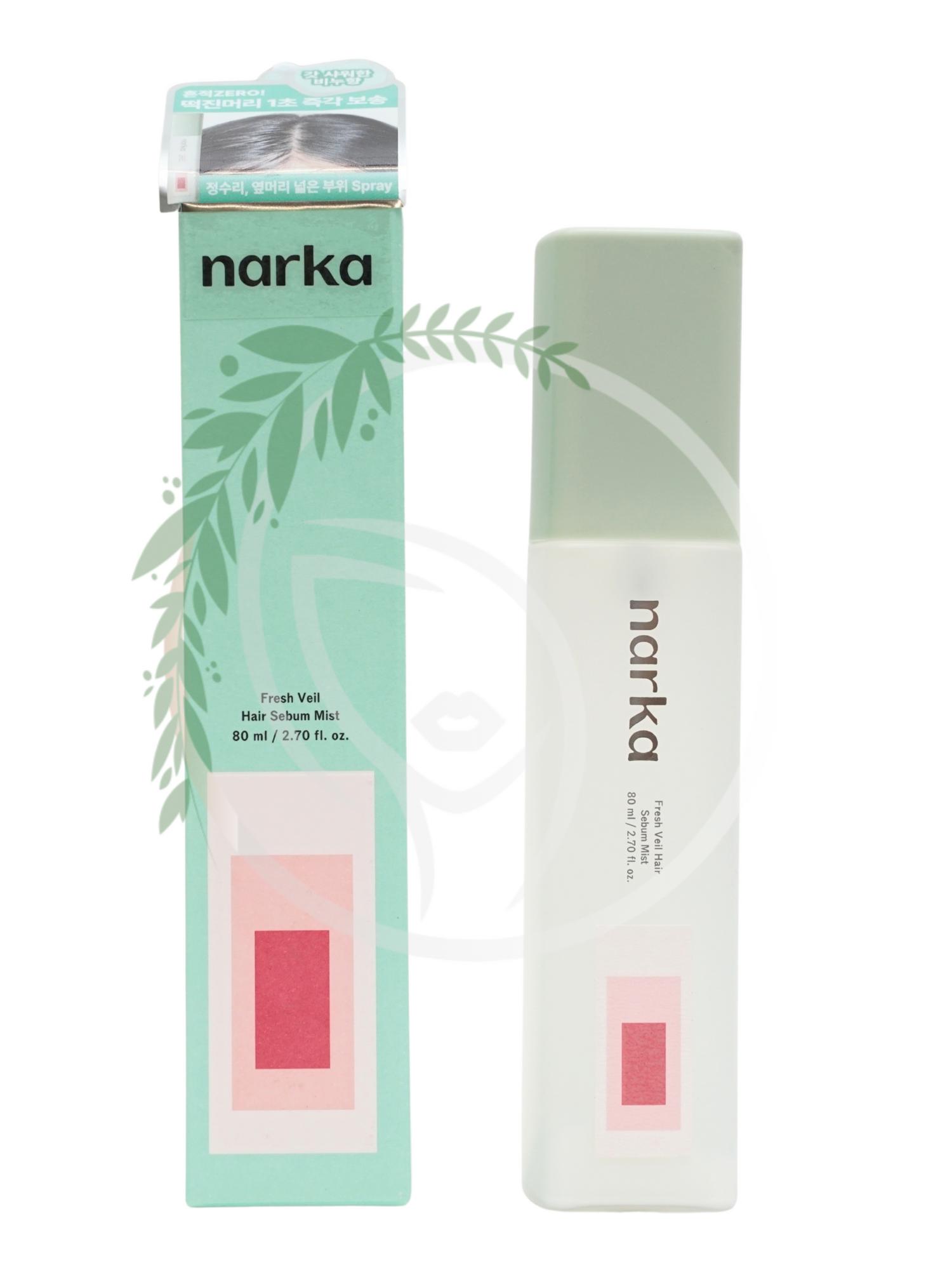 Матирующий мист для волос narka Fresh Veil Hair Sebum Mist #Cottony Morning 80ml