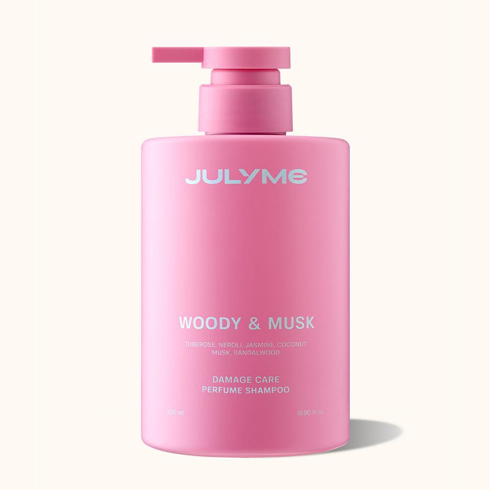 Парфюмерный шампунь  для волос JULYME Damage Care Perfume Shampoo #WOODY&MUSK 500ml