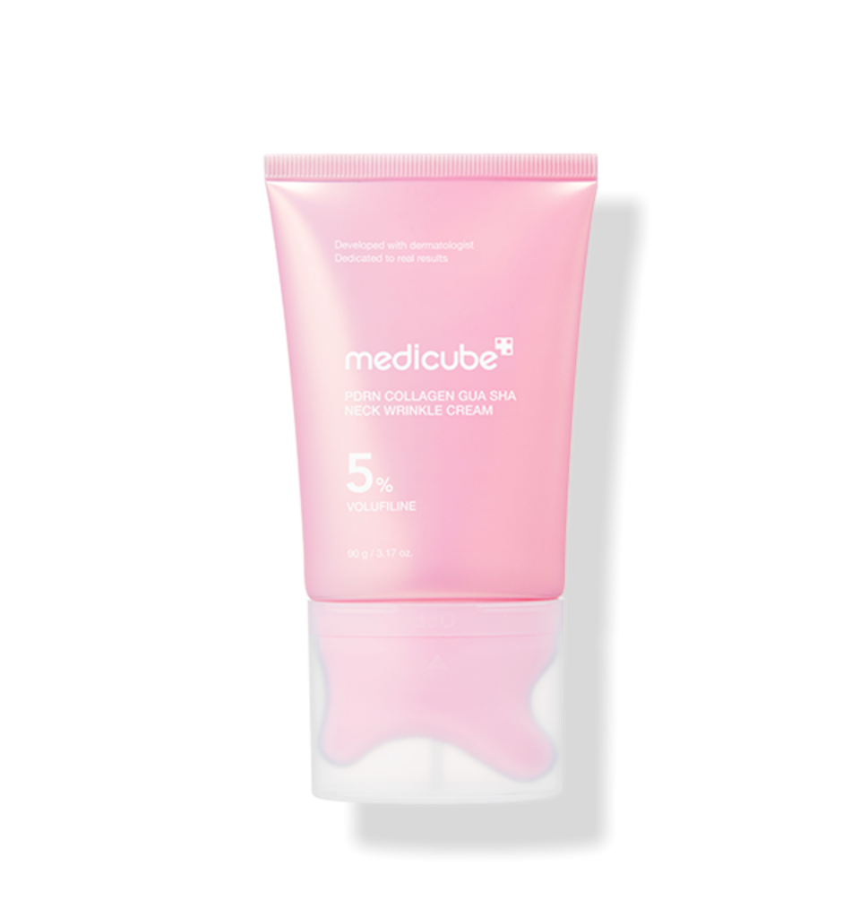 Массажный крем Medicube PDRN Collagen Gua Sha Neck Wrinkle Cream 90g