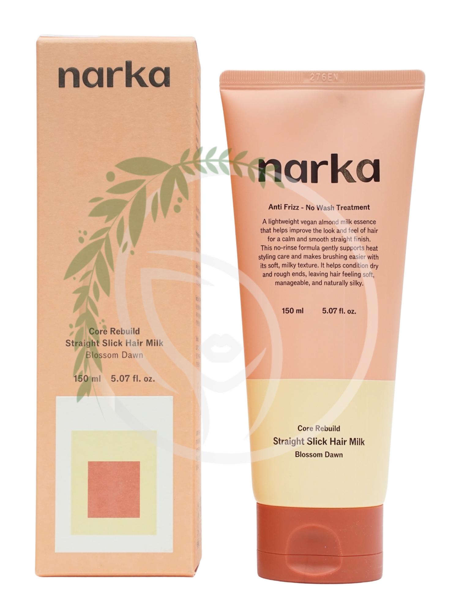 Молочко для непослушных волос narka Core Rebuild Straight Slick Hair Milk #BLOSSOM DAWN 150ml