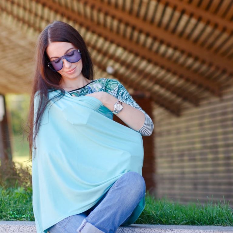 Накидка милк снуд МЯТНЫЙ ЛЕДЕНЕЦ