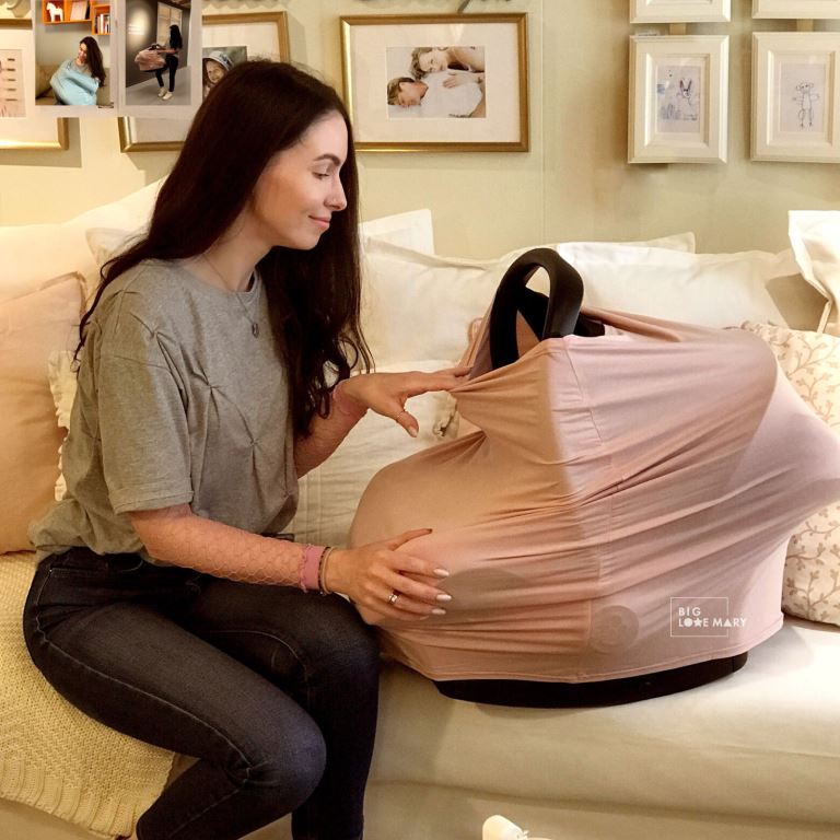 Накидка милк снуд ПЕПЕЛЬНАЯ РОЗА