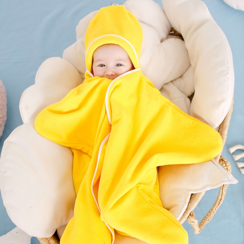 Плед-конверт Звездочка "Светит звездочка" с открывающимися ручками