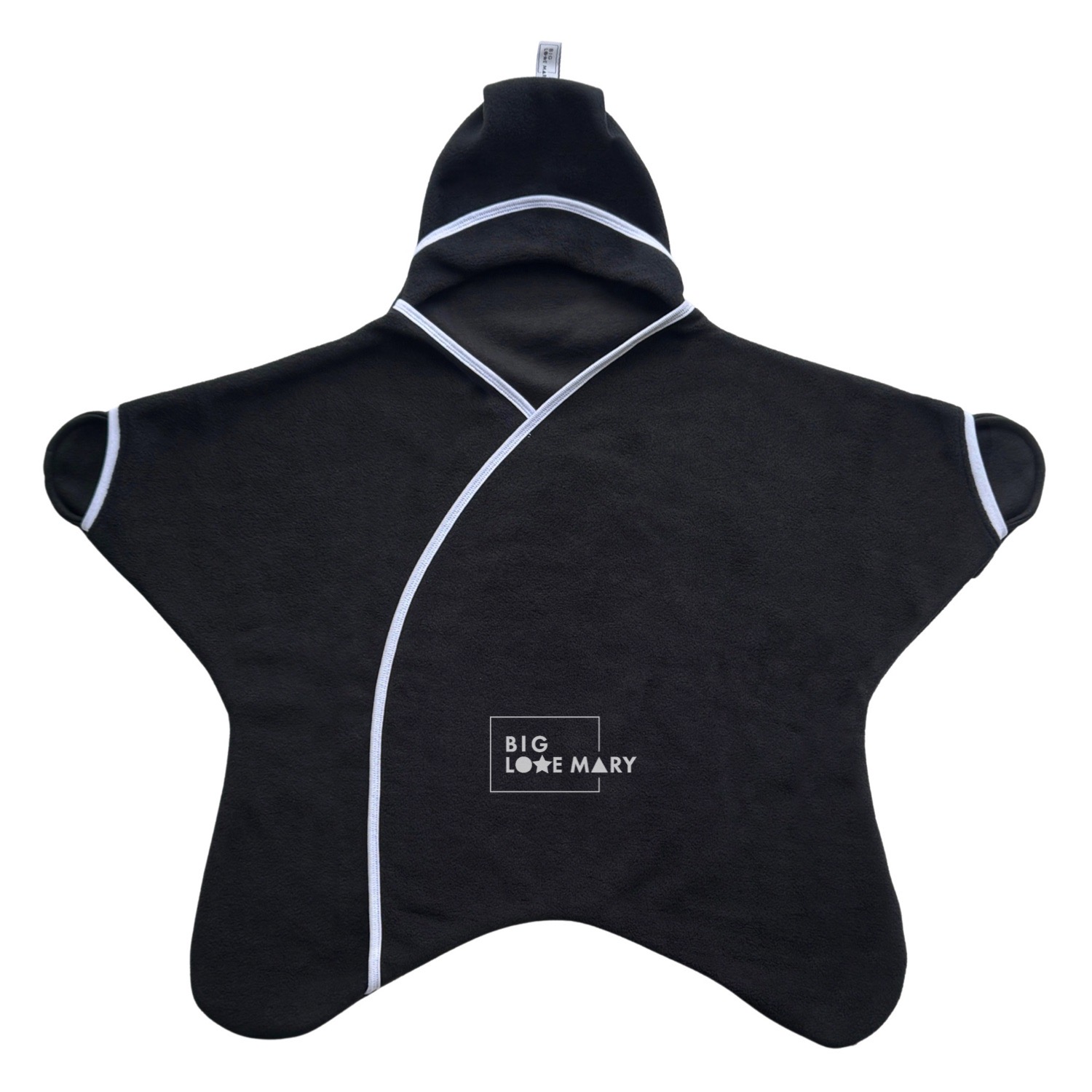 Плед-конверт Звездочка "Блэк" с открывающимися ручками