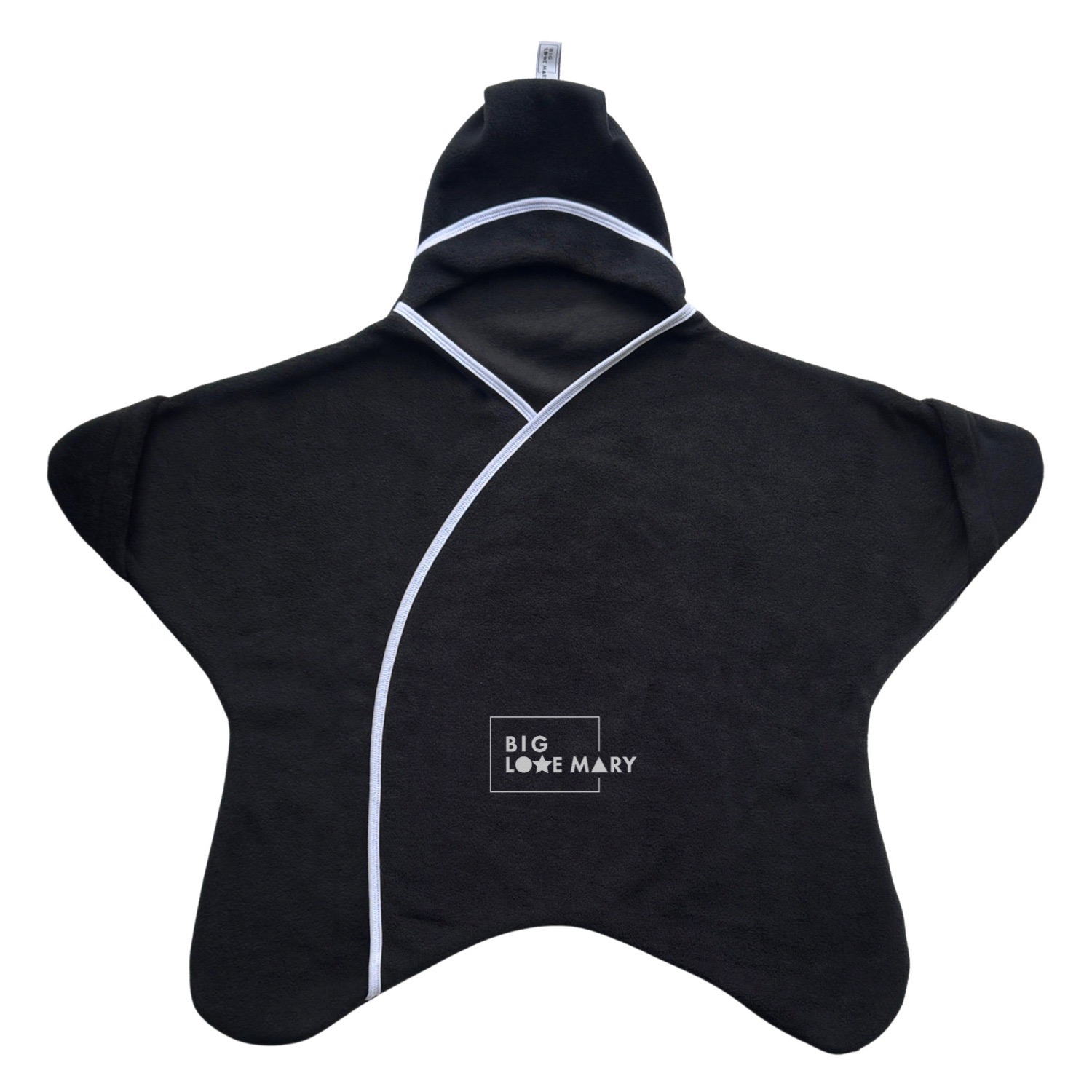 Плед-конверт Звездочка "Блэк" с открывающимися ручками