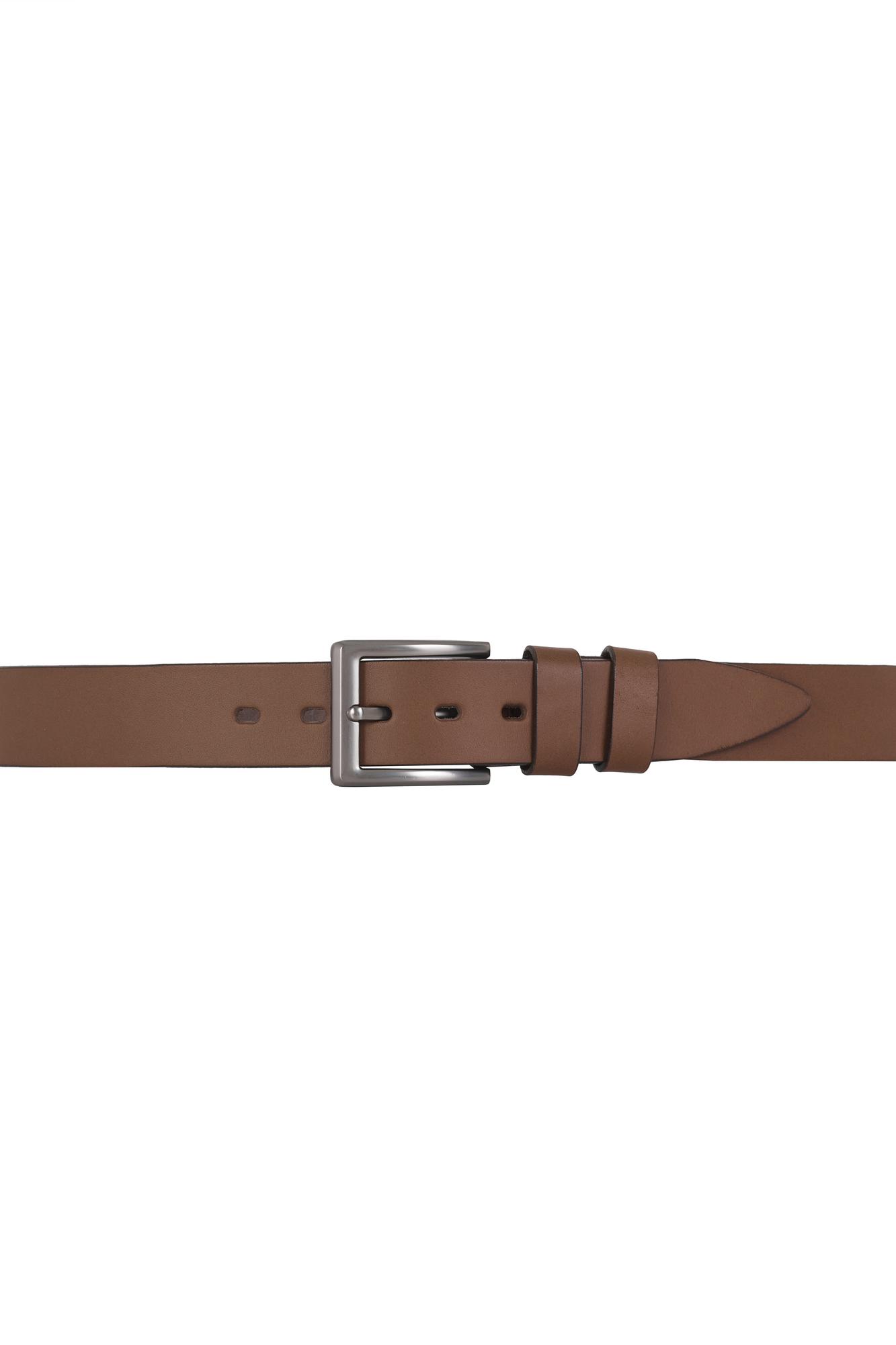 Ремень ручной работы кофейного цвета