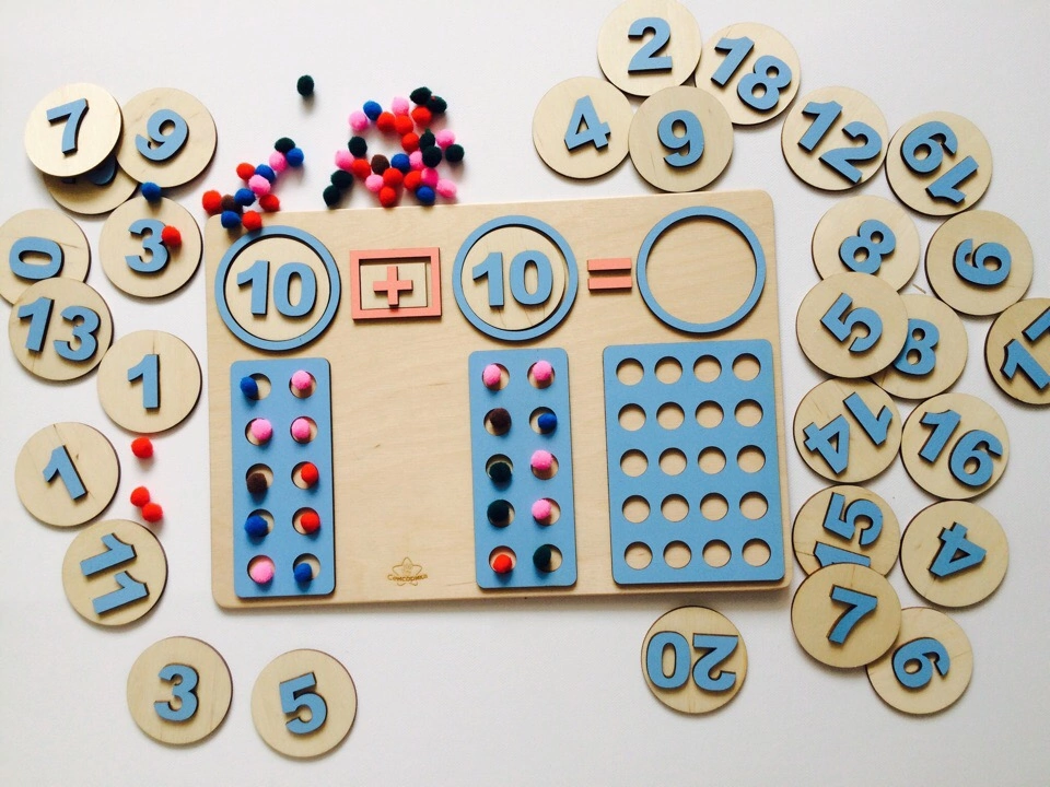 Планшет для обучения счёту в пределах 20