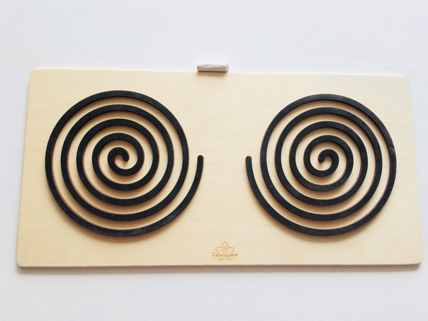 «Спирали» Трафареты графомоторные