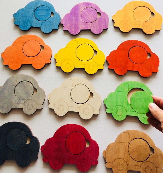 Цветные машинки