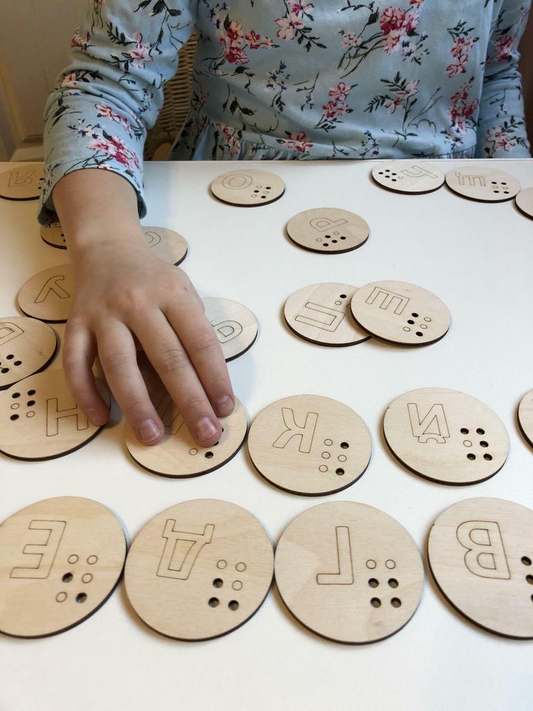 БУКВЫ Азбука брайля/ Шрифт Брайль алфавит, СенсорикаГейм