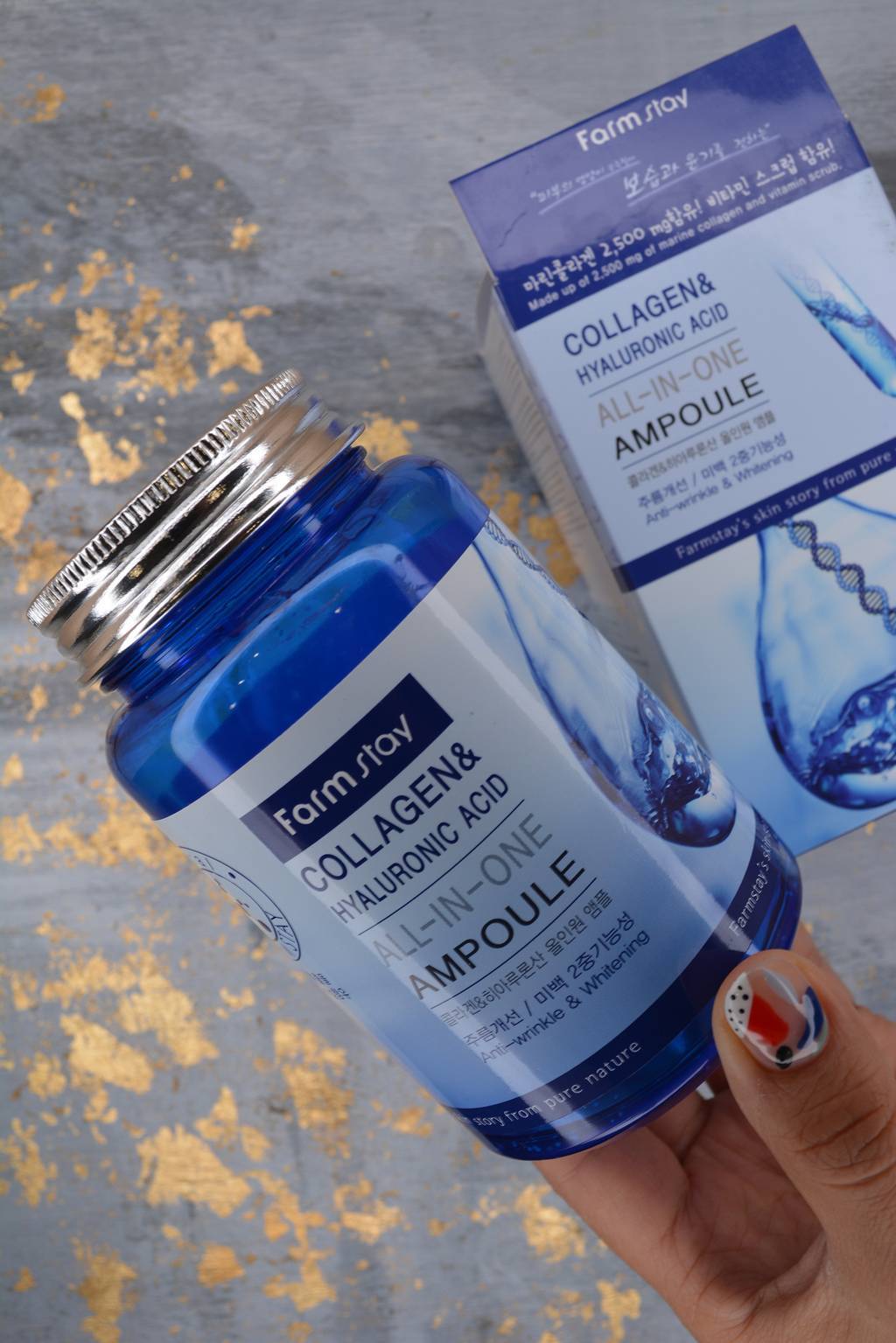 FARMSTAY COLLAGEN & HYALURONIC ACID ALL-IN-ONE AMPOULE