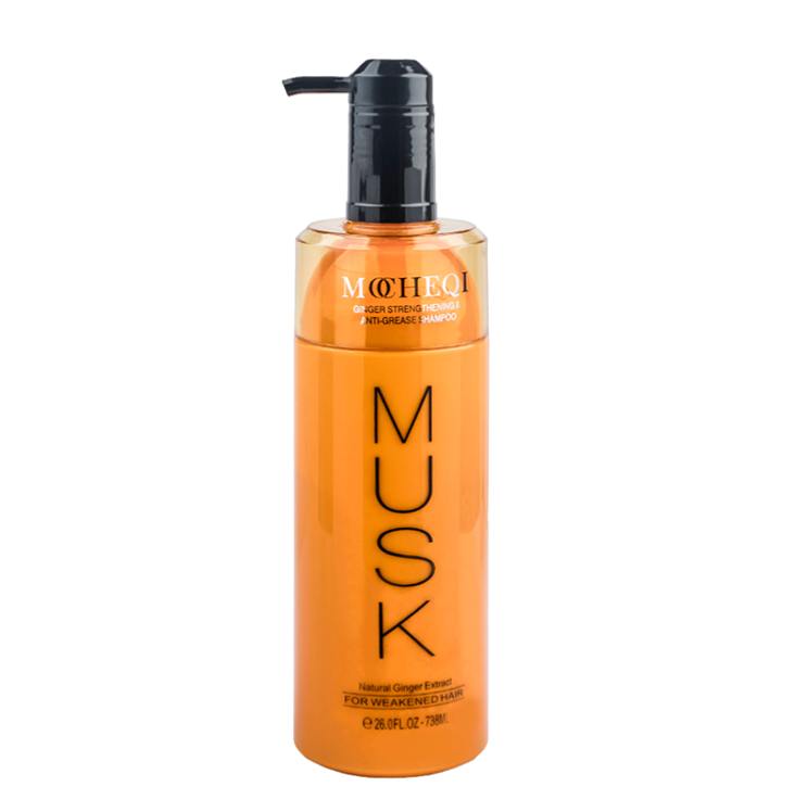 Шампунь для волос Mocheqi musk ginger extracts для поврежденных волос