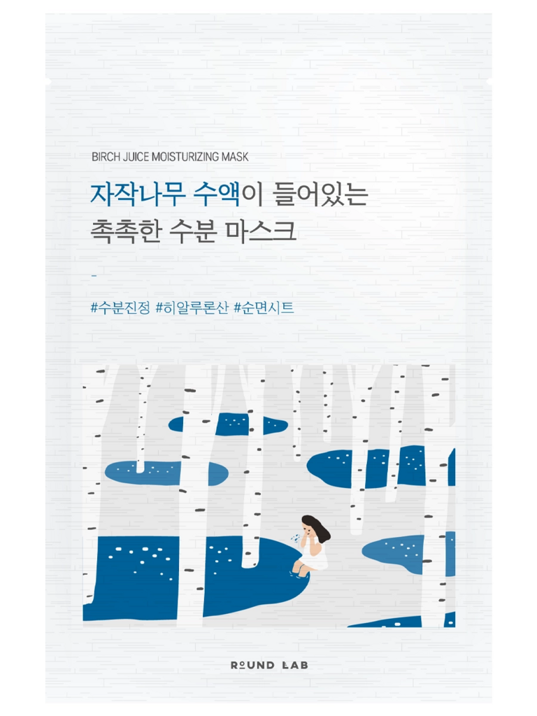 Тканевая маска Round Lab Birch Juice Moisturizing Mask 25 мл