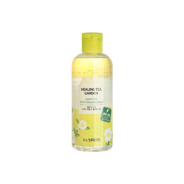 Средство для снятия макияжа  The Saem Healing Tea Garden Green Tea Oil In Cleansing Water 300 мл