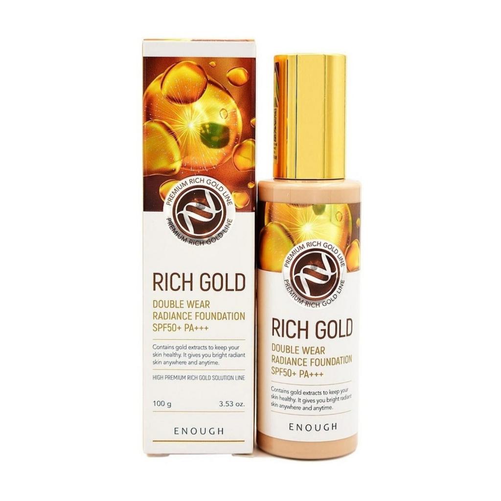 Тональный крем Enough Rich Gold Double Wear Radiance Foundation SPF50+ PA+++